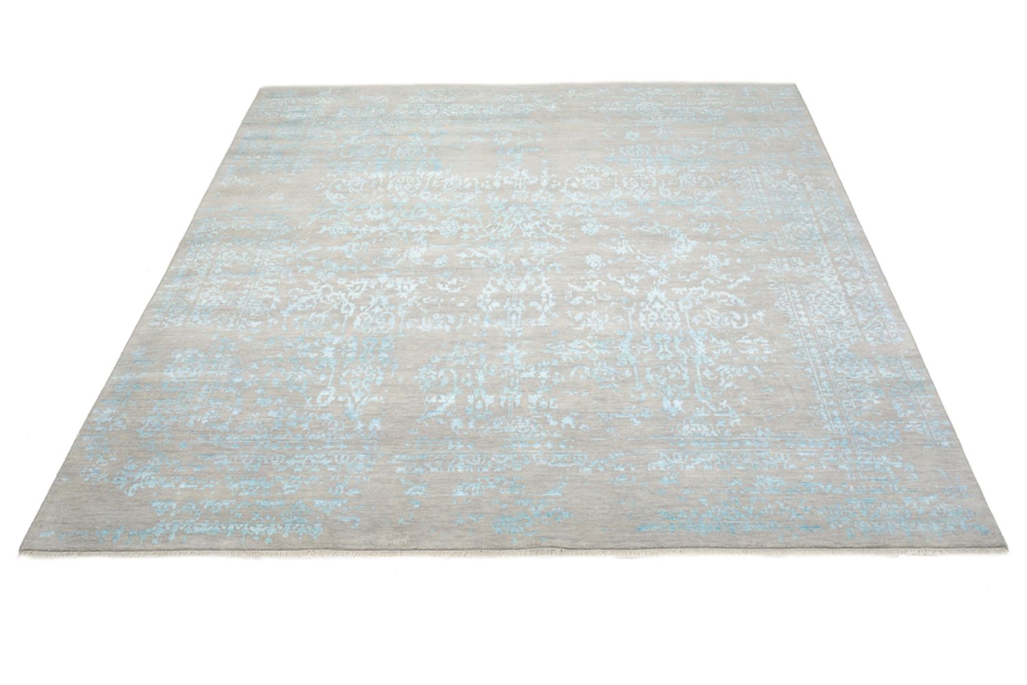 Tappeto di design quadrato  - 249 x 249 cm - blu chiaro
