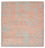 Tappeto di design quadrato  - 257 x 249 cm - arancione