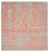 Tappeto di design - 261 x 251 cm - rosa