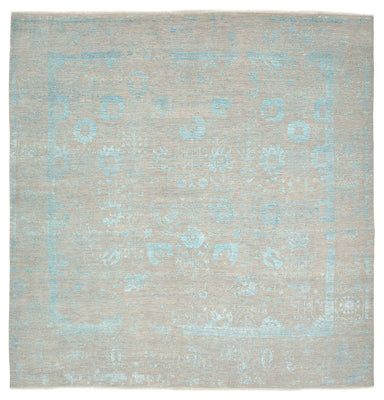 Tappeto di design quadrato  - 301 x 301 cm - blu chiaro