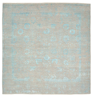 Tappeto di design quadrato  - 301 x 301 cm - blu chiaro
