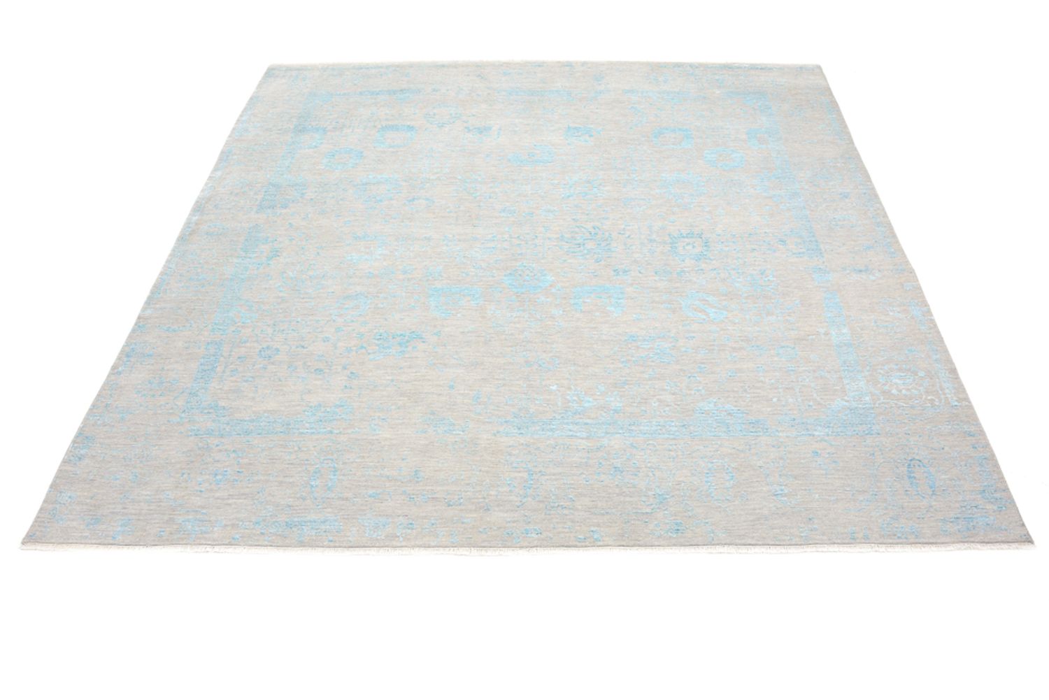 Tappeto di design quadrato  - 301 x 301 cm - blu chiaro