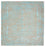 Tappeto di design quadrato  - 308 x 303 cm - blu chiaro