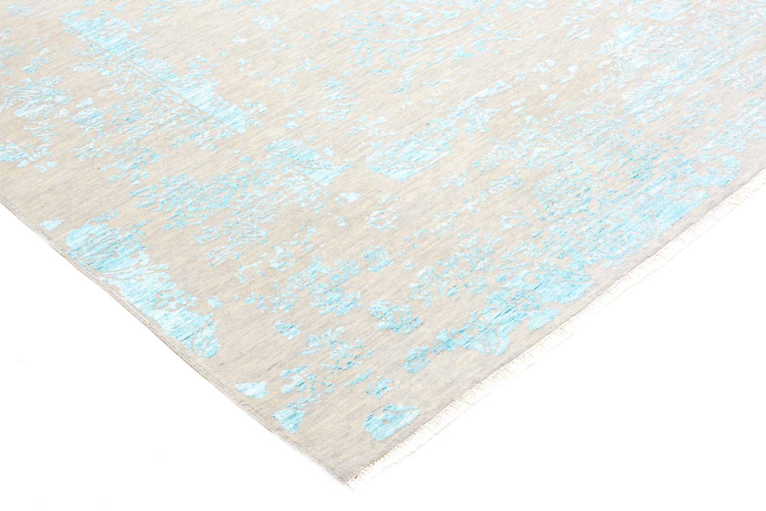Tappeto di design quadrato  - 308 x 303 cm - blu chiaro