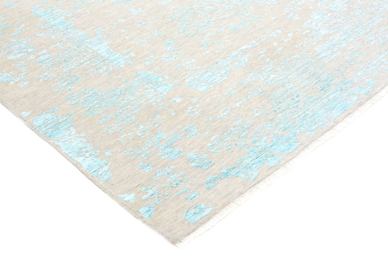 Tappeto di design quadrato  - 308 x 303 cm - blu chiaro