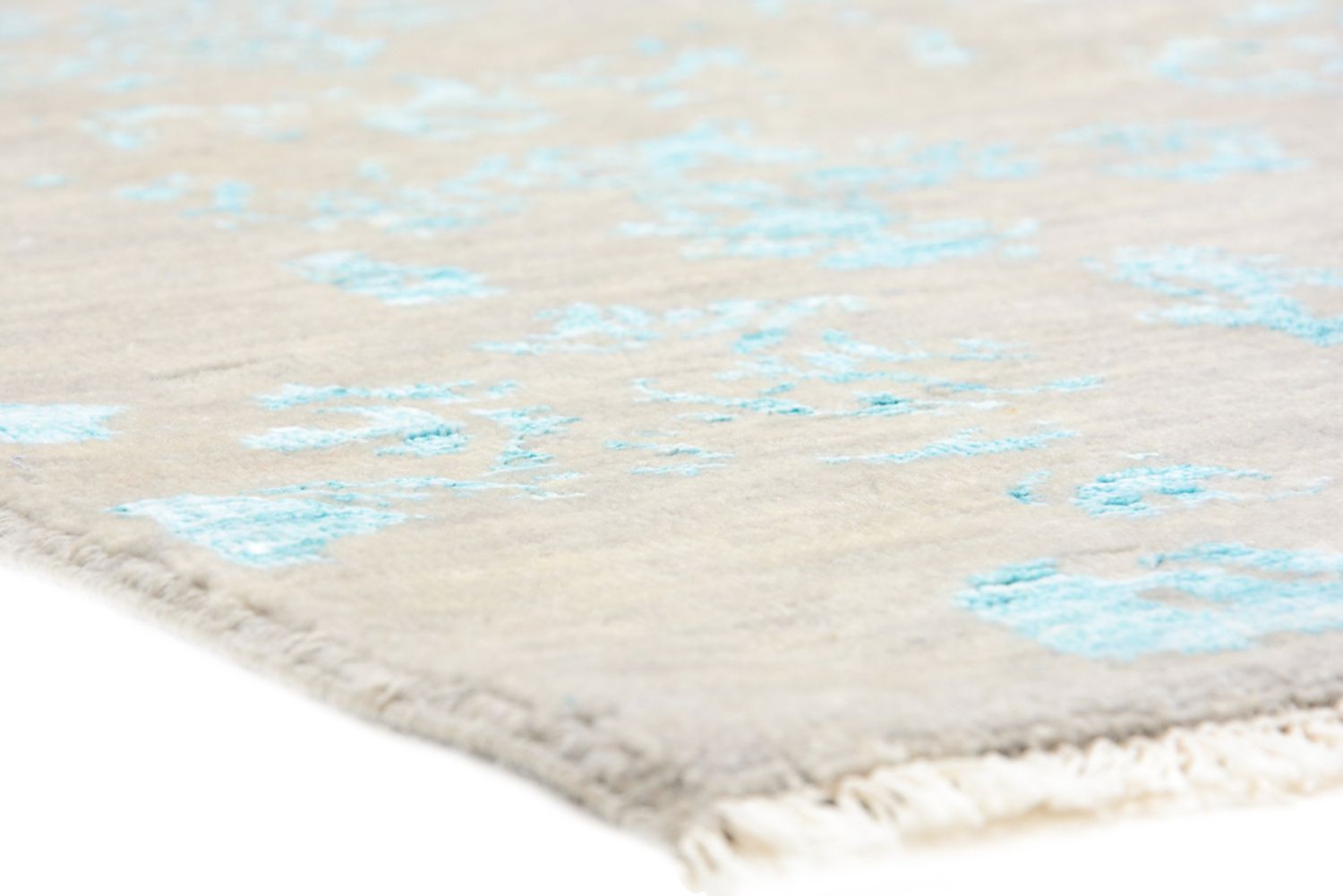 Tappeto di design quadrato  - 308 x 303 cm - blu chiaro