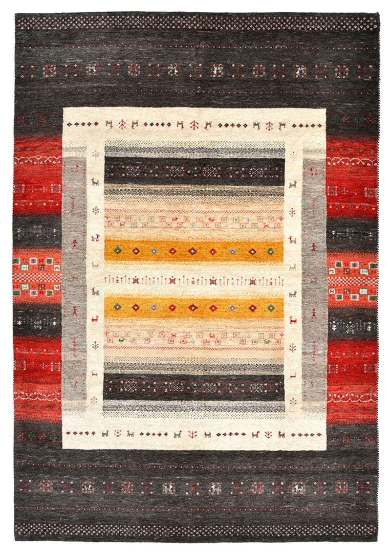 Tappeto Gabbeh - Loribaft Indus - 240 x 166 cm - multicolore