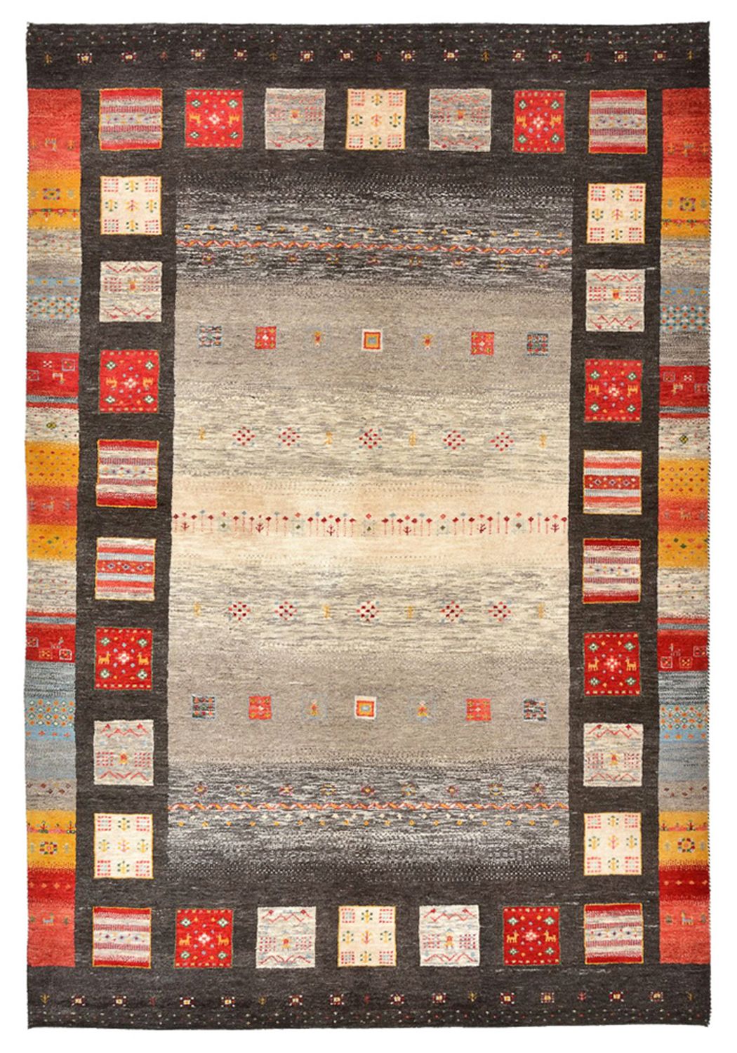 Tappeto Gabbeh - Loribaft Indus - 251 x 173 cm - multicolore