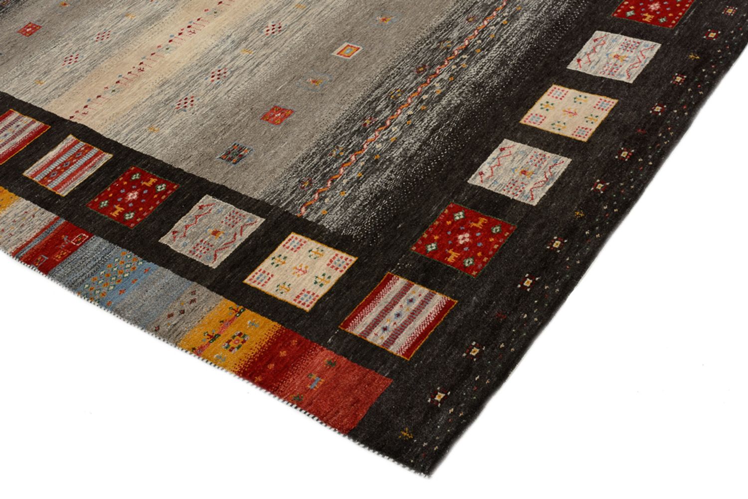 Tappeto Gabbeh - Loribaft Indus - 251 x 173 cm - multicolore