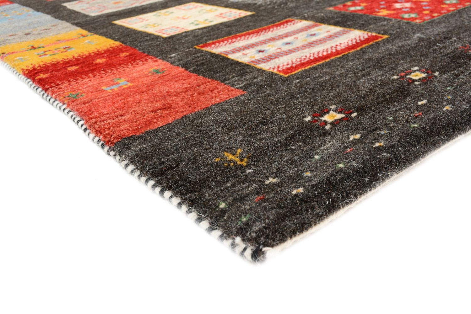 Tappeto Gabbeh - Loribaft Indus - 251 x 173 cm - multicolore