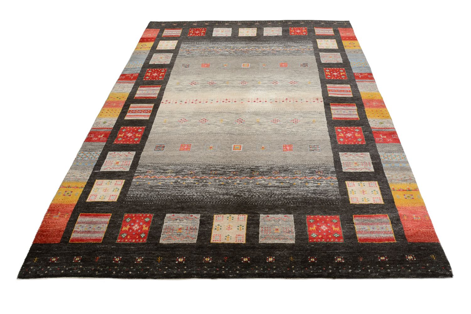 Tappeto Gabbeh - Loribaft Indus - 251 x 173 cm - multicolore