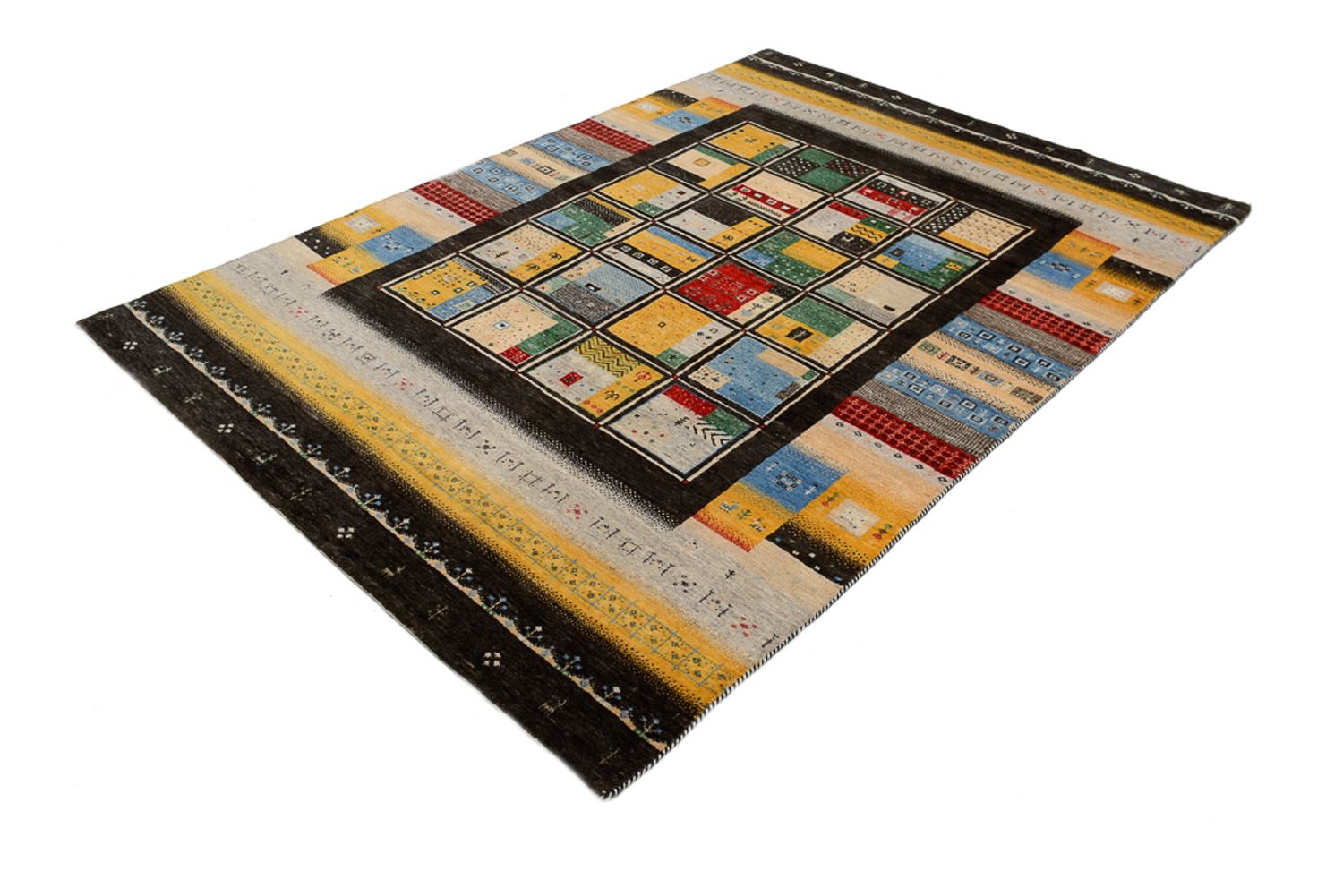Tappeto Gabbeh - Loribaft Indus - 239 x 173 cm - multicolore