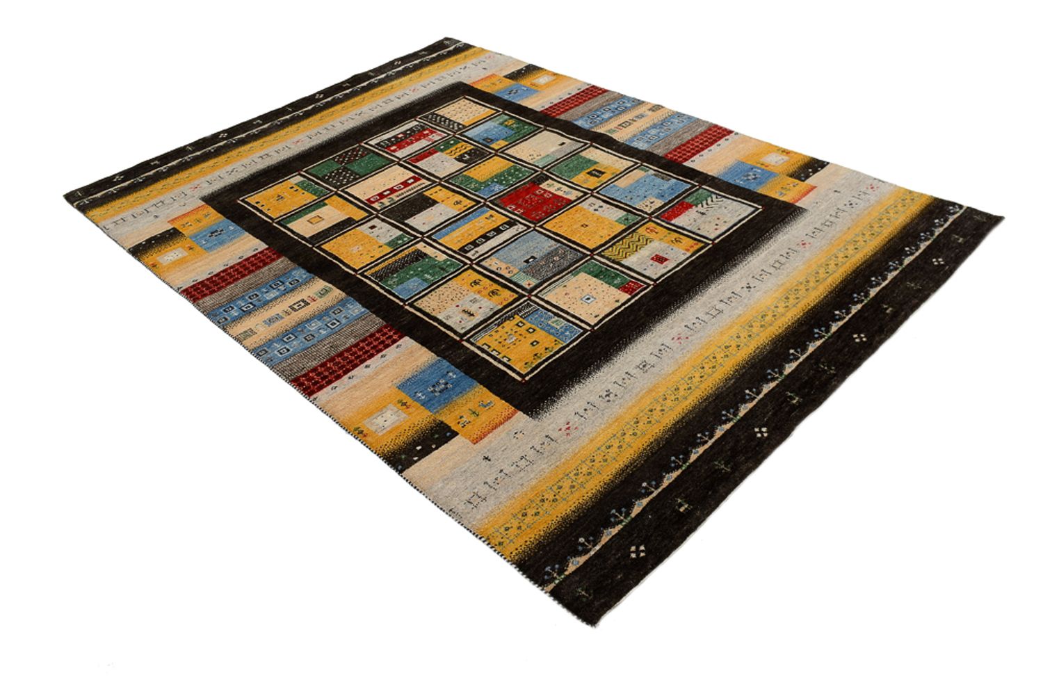 Tappeto Gabbeh - Loribaft Indus - 239 x 173 cm - multicolore