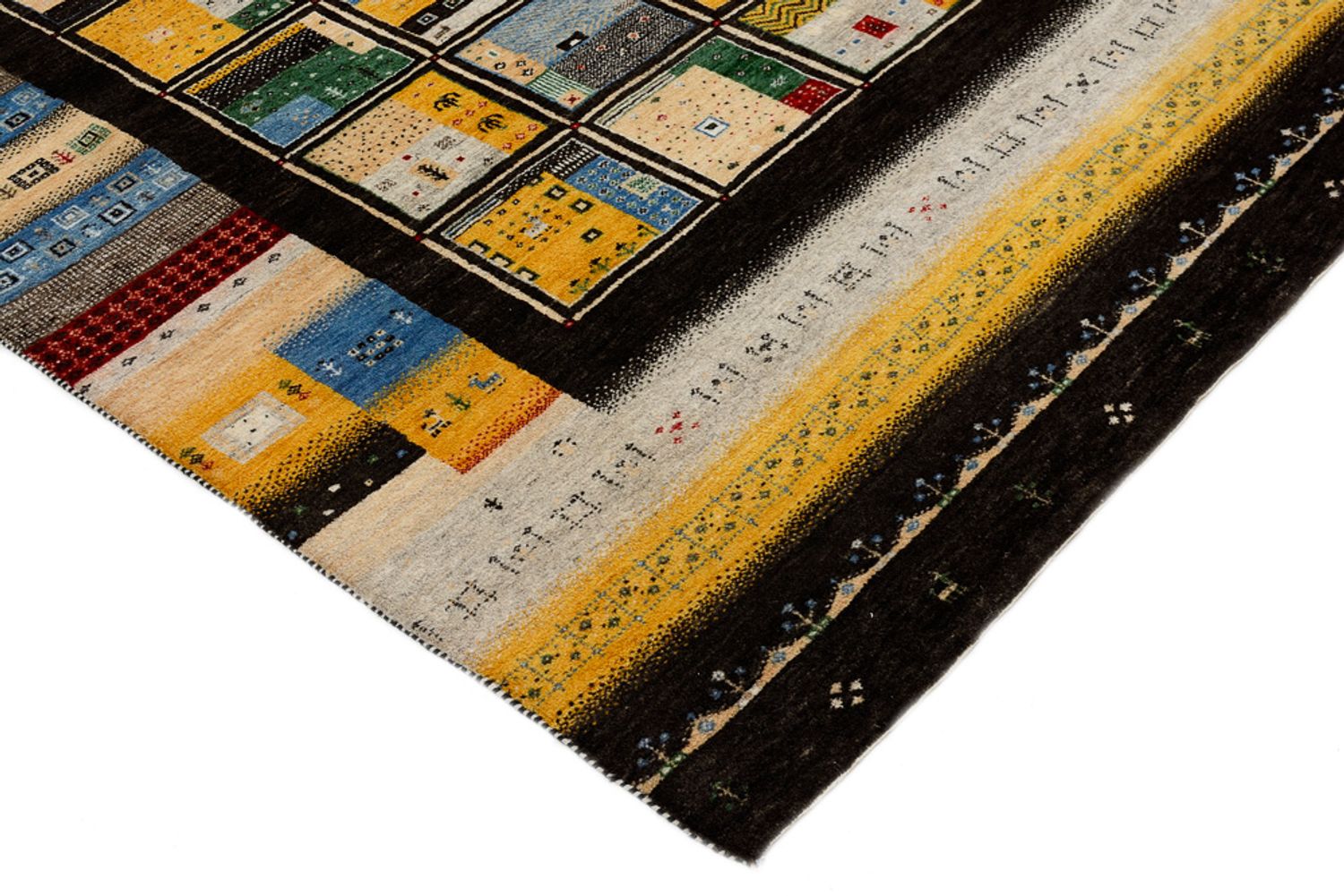 Tappeto Gabbeh - Loribaft Indus - 239 x 173 cm - multicolore