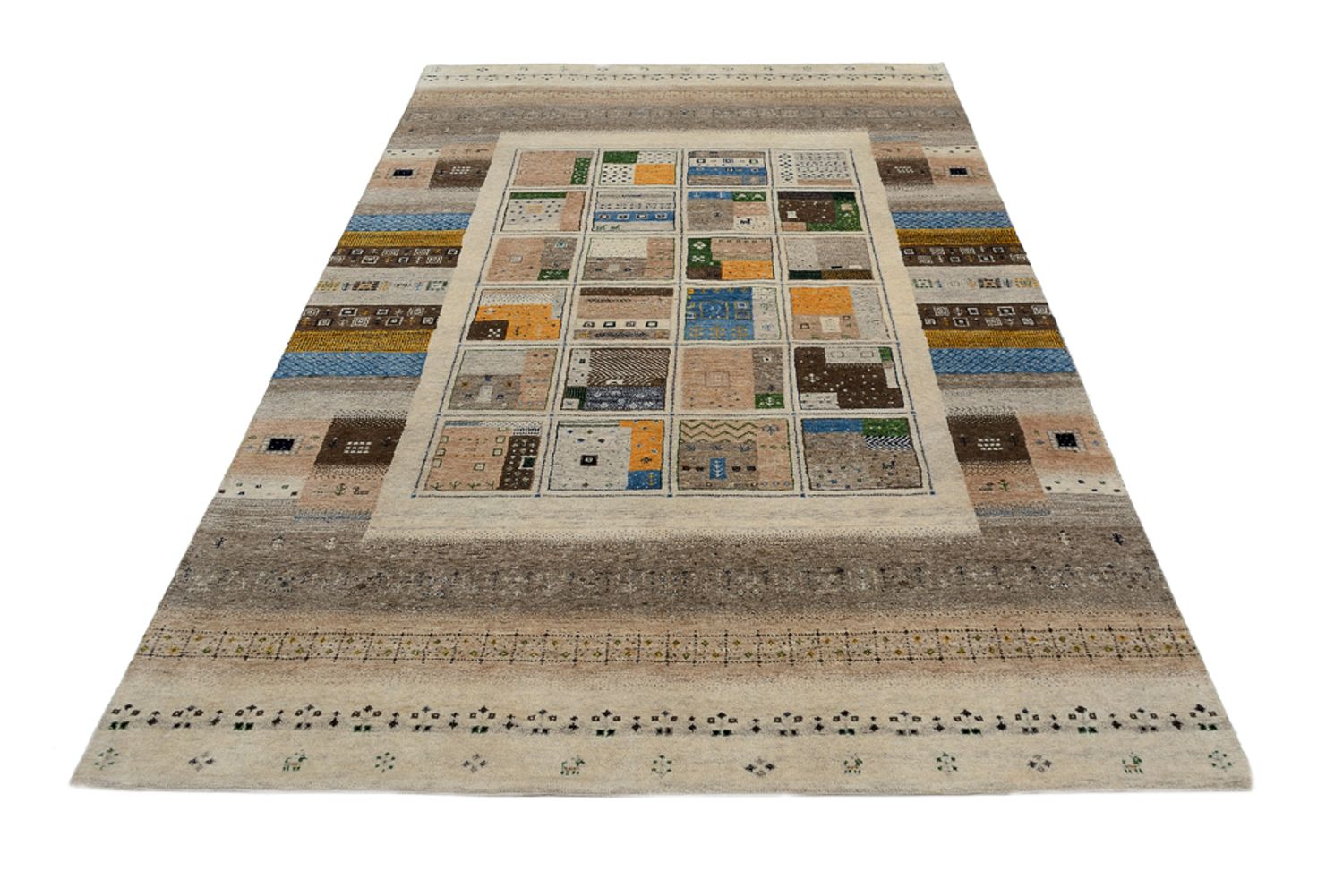Tappeto Gabbeh - Loribaft Indus - 248 x 166 cm - multicolore