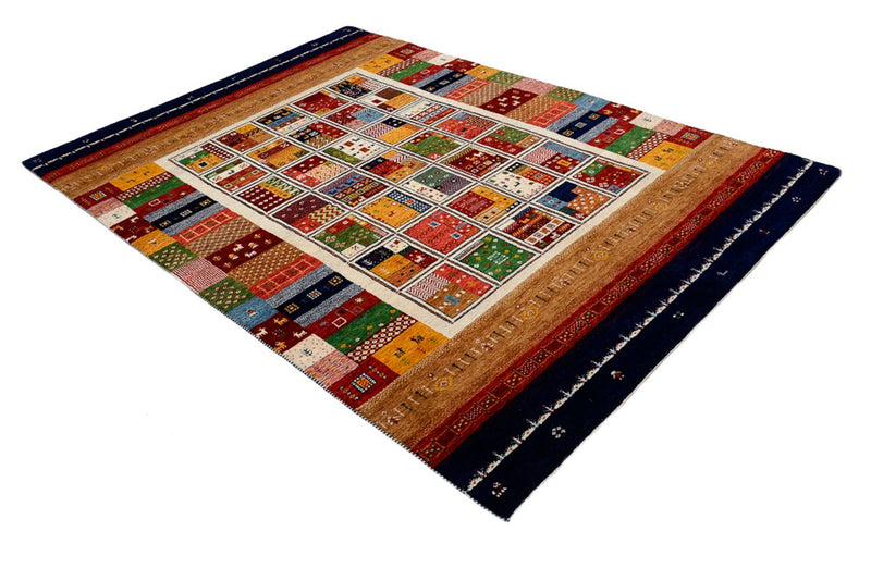 Tappeto Gabbeh - Loribaft Indus - 245 x 170 cm - multicolore