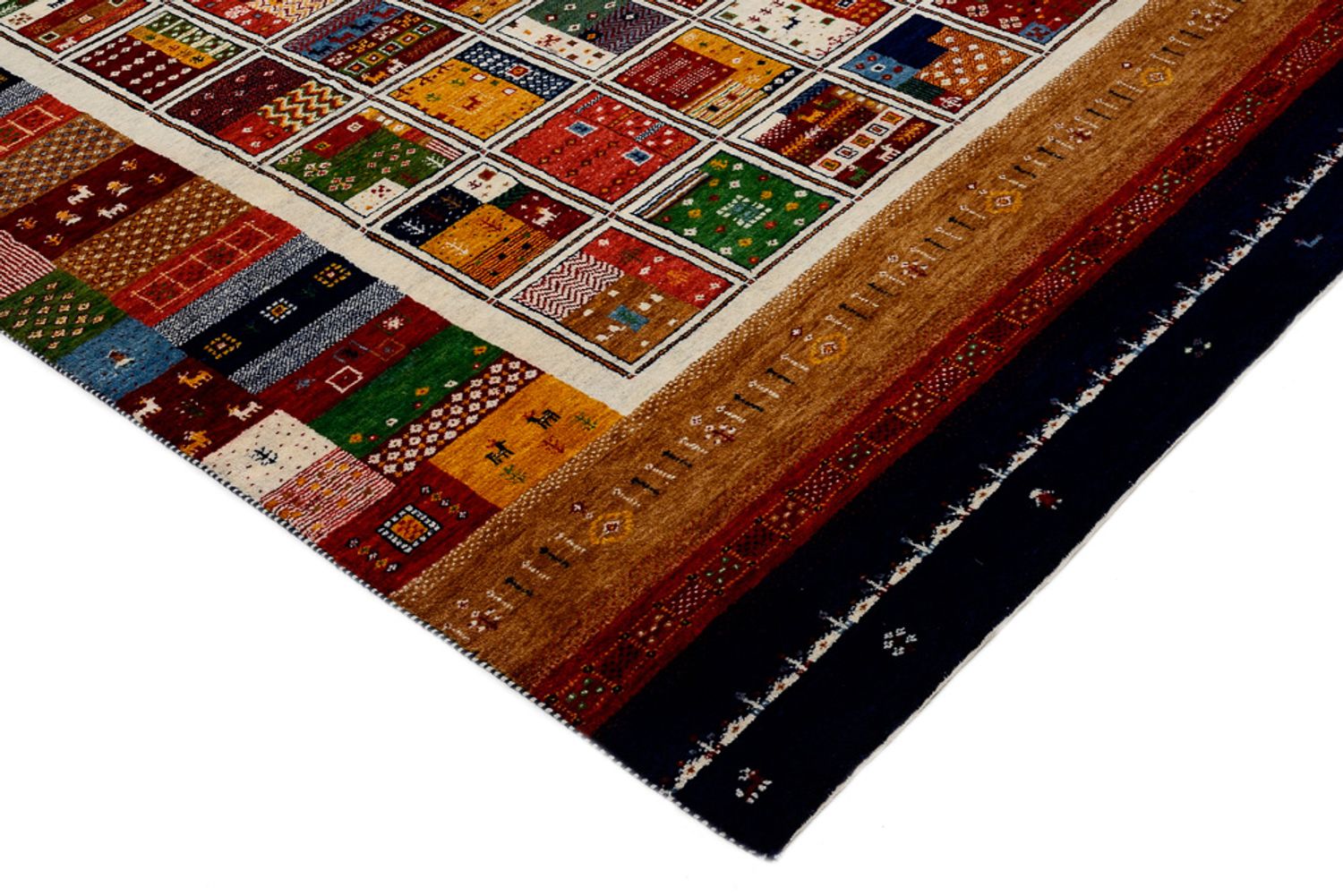 Tappeto Gabbeh - Loribaft Indus - 245 x 170 cm - multicolore