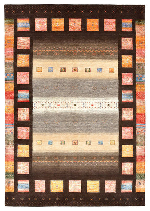 Tappeto Gabbeh - Loribaft Indus - 249 x 174 cm - multicolore