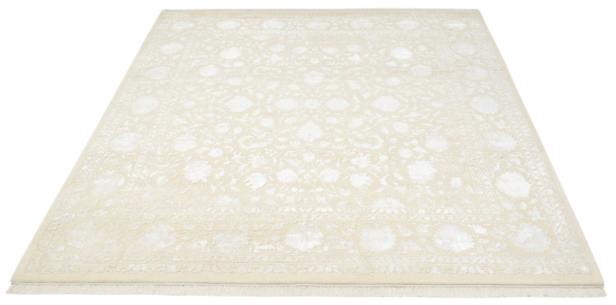 Tappeto orientale quadrato  - 253 x 251 cm - beige chiaro