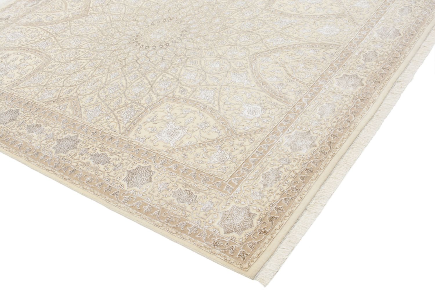 Tappeto orientale - 252 x 207 cm - beige scuro