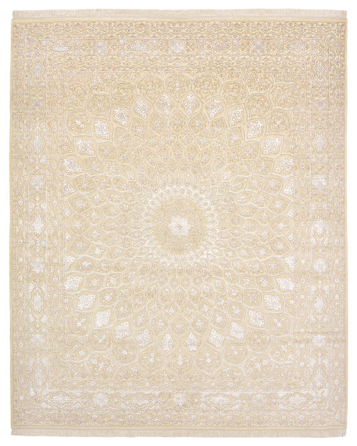 Tappeto orientale - 249 x 206 cm - beige scuro