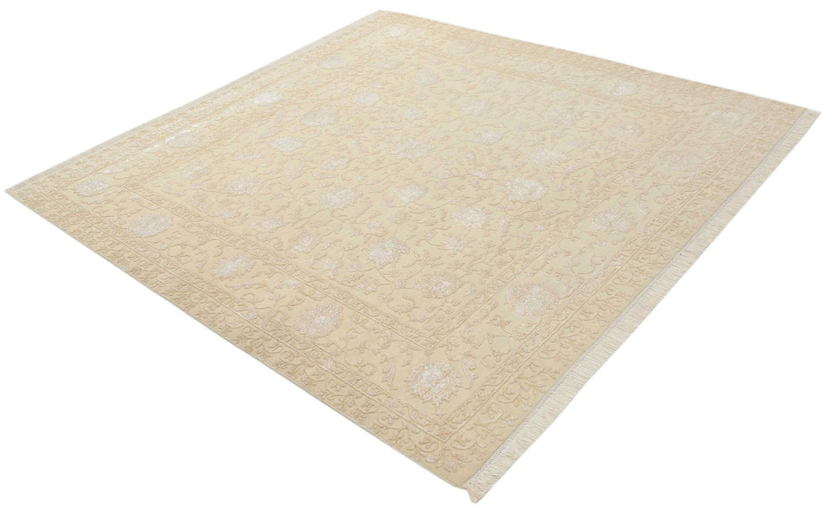 Tappeto orientale quadrato  - 204 x 202 cm - beige chiaro