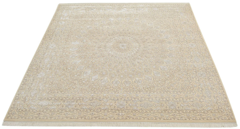 Tappeto orientale quadrato  - 246 x 245 cm - beige scuro