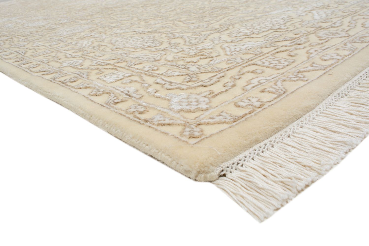 Tappeto orientale quadrato  - 246 x 245 cm - beige scuro