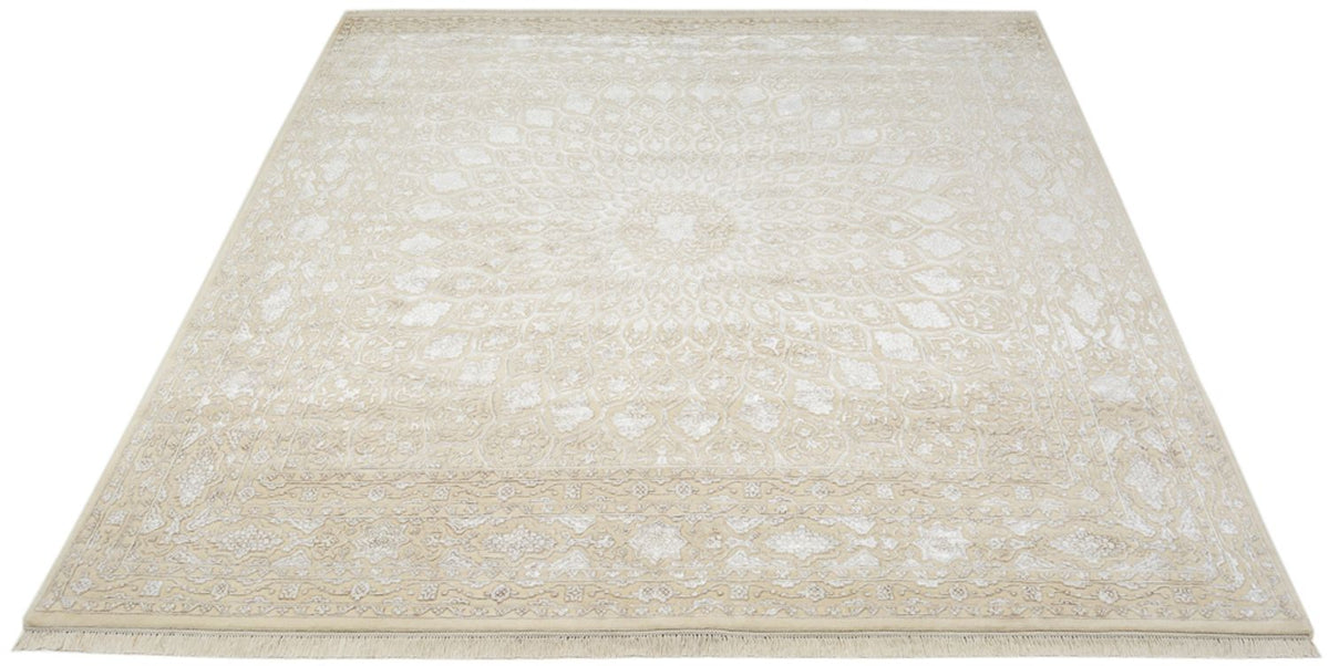 Tappeto orientale quadrato  - 246 x 245 cm - beige scuro