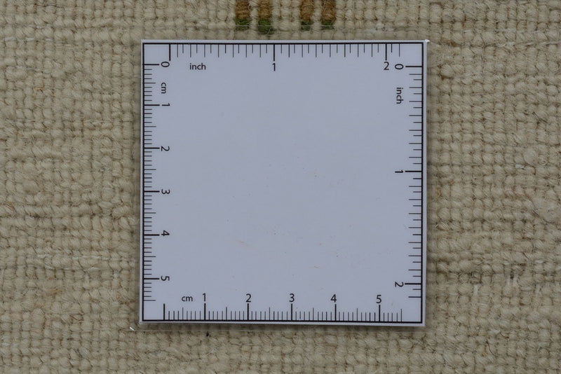 Tappeto corsia Tappeto Gabbeh - Loribaft Indus - 334 x 128 cm - crema
