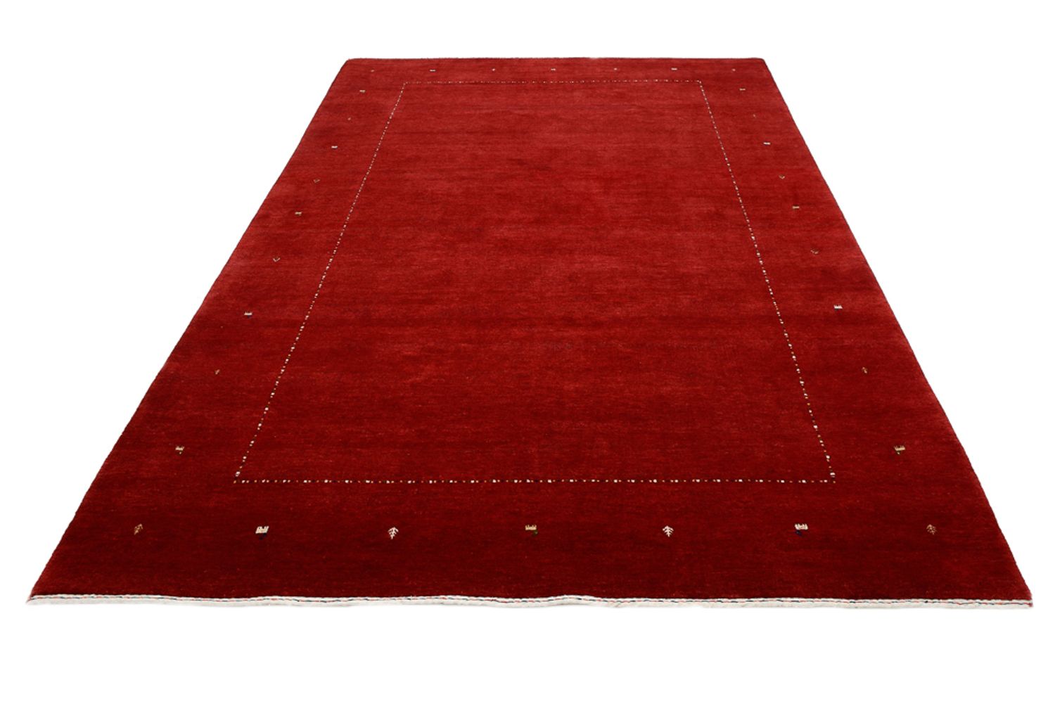 Tappeto Gabbeh - Loribaft Indus - 302 x 204 cm - rosso