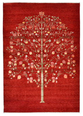 Tappeto Gabbeh - Loribaft Indus - 245 x 173 cm - rosso