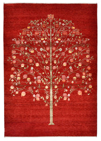 Tappeto Gabbeh - Loribaft Indus - 245 x 173 cm - rosso