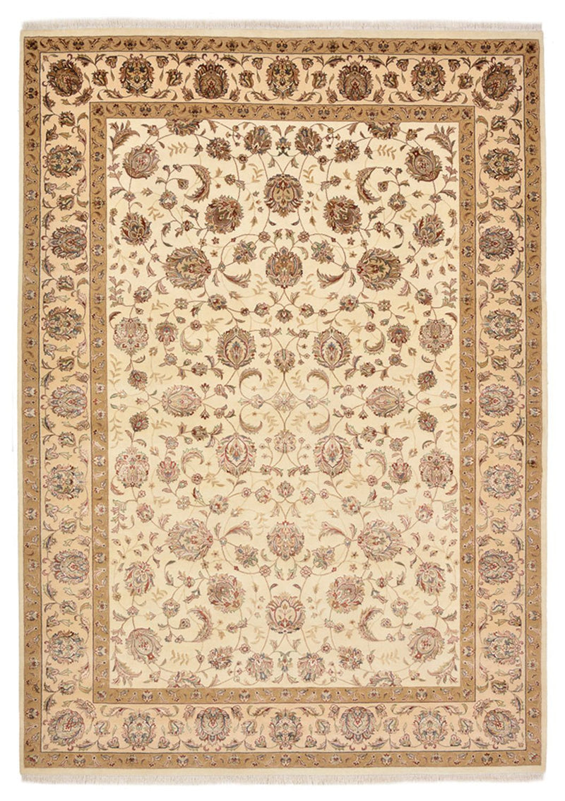 Tappeto orientale - Tabriz - 305 x 217 cm - beige chiaro