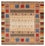 Tappeto Gabbeh - Loribaft Indus quadrato  - 203 x 201 cm - multicolore