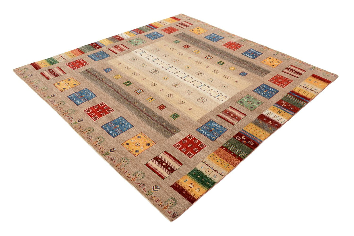 Loribaft Indo Tappeto 203x201cm - Tappeto di lana
