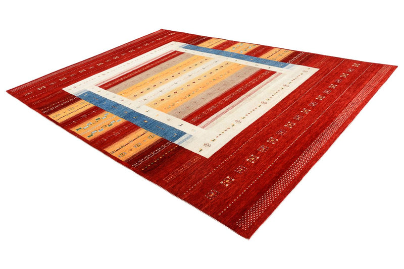 Tappeto Gabbeh - Loribaft Indus quadrato  - 251 x 248 cm - multicolore