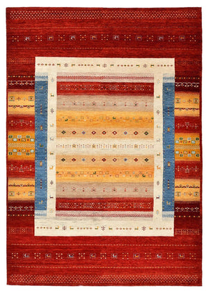 Tappeto Gabbeh - Loribaft Indus - 244 x 173 cm - multicolore