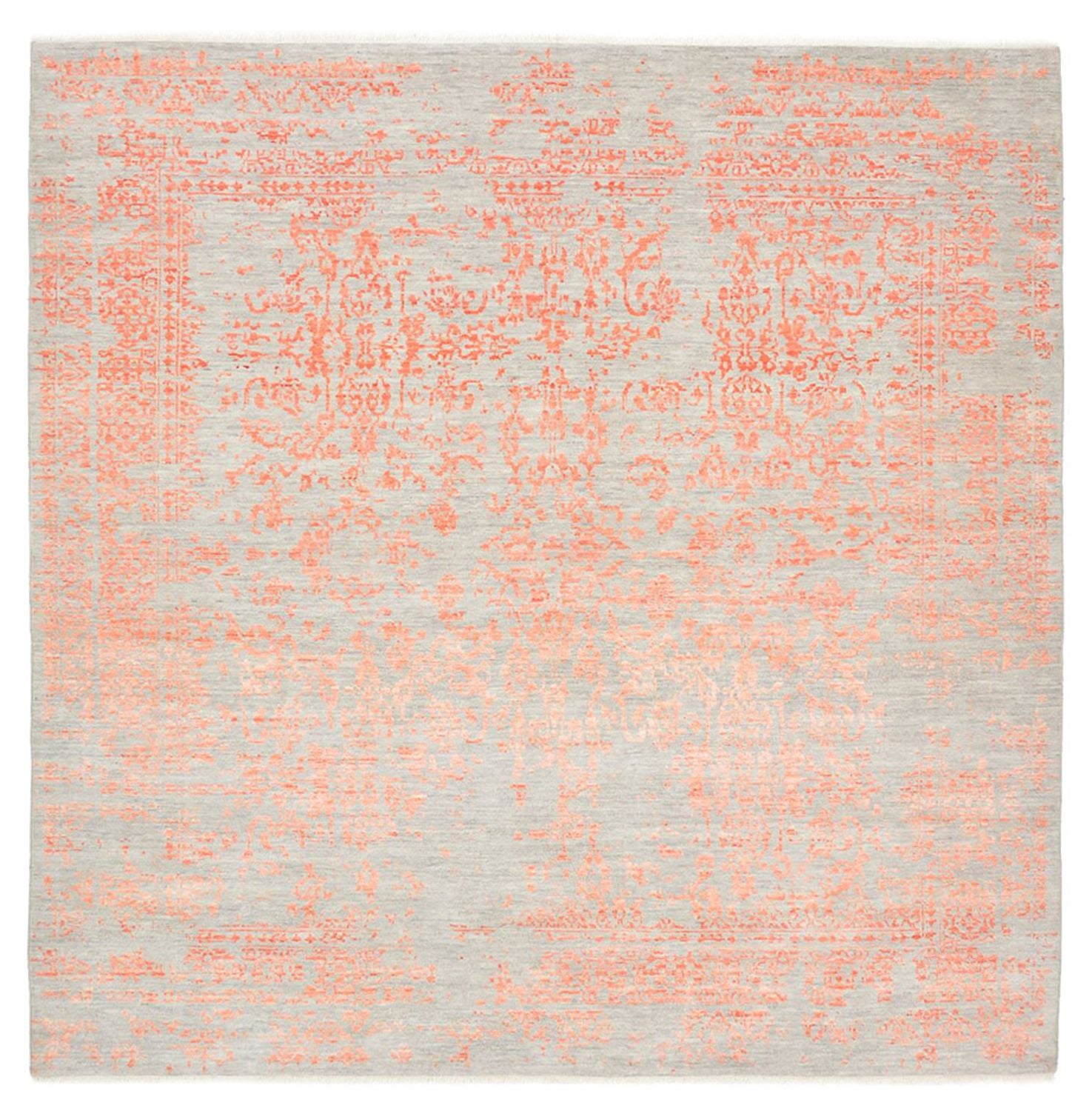 Tappeto di design quadrato  - 254 x 251 cm - arancione