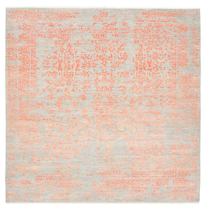 Tappeto di design quadrato  - 254 x 251 cm - arancione