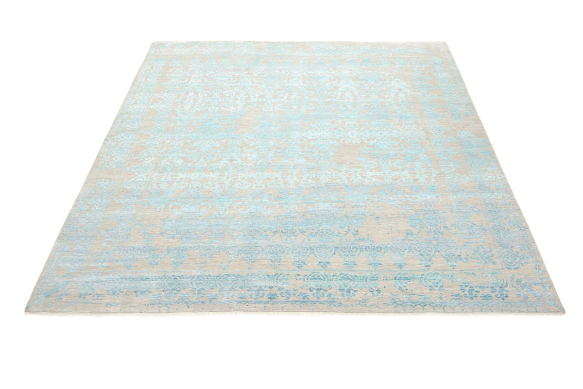 Tappeto di design quadrato  - 309 x 301 cm - blu chiaro