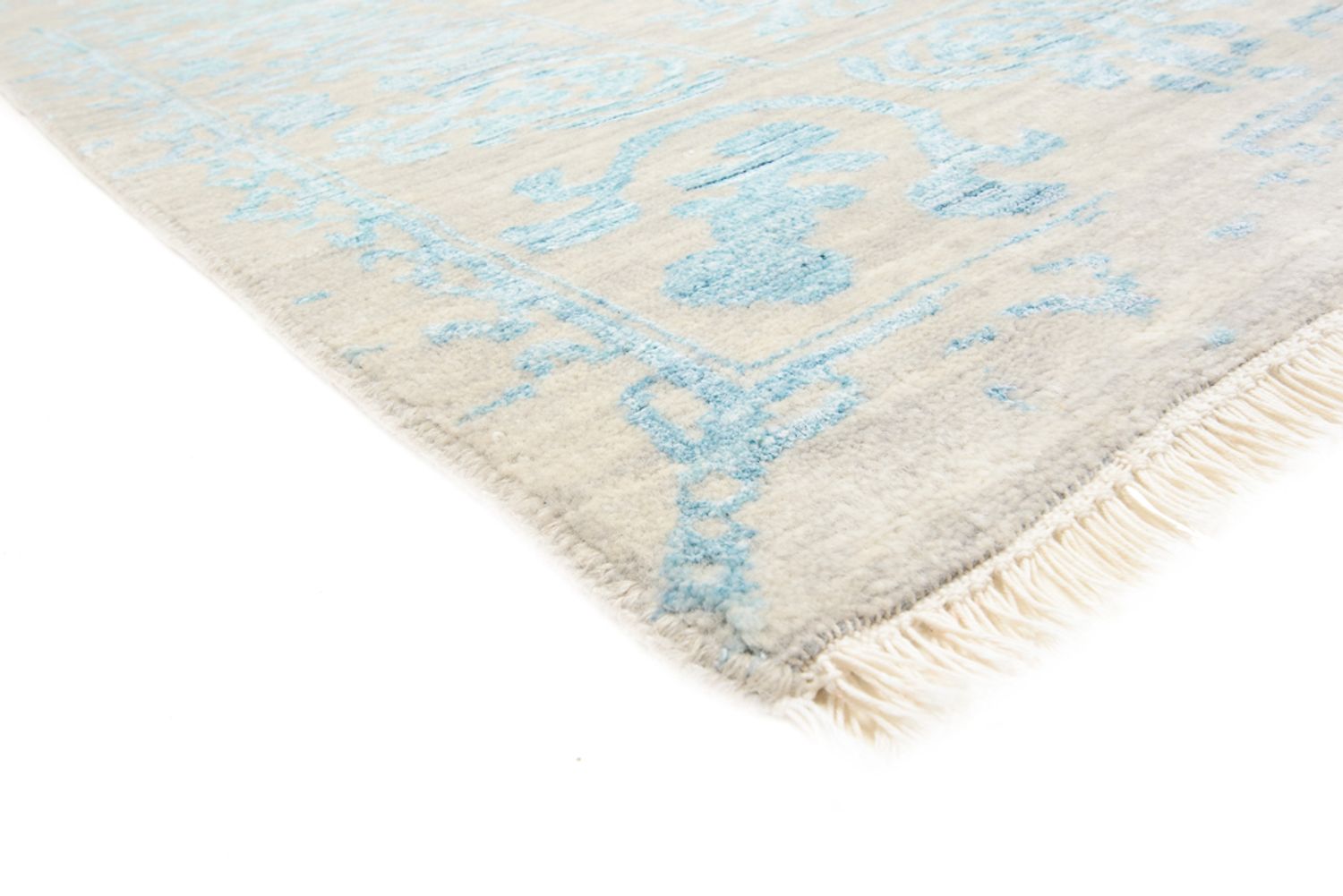 Tappeto di design quadrato  - 309 x 301 cm - blu chiaro