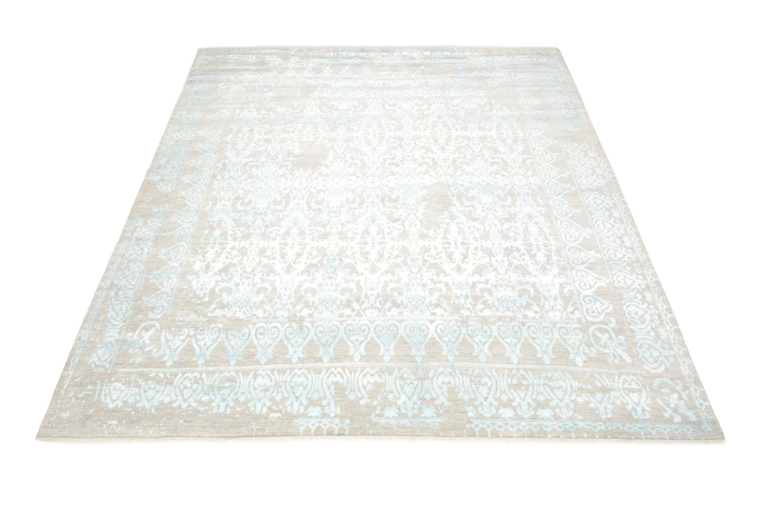 Tappeto di design quadrato  - 309 x 301 cm - blu chiaro