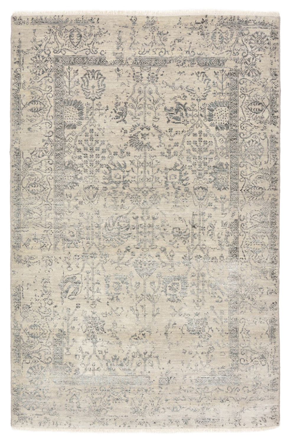 Tappeto di design - 186 x 124 cm - grigio chiaro