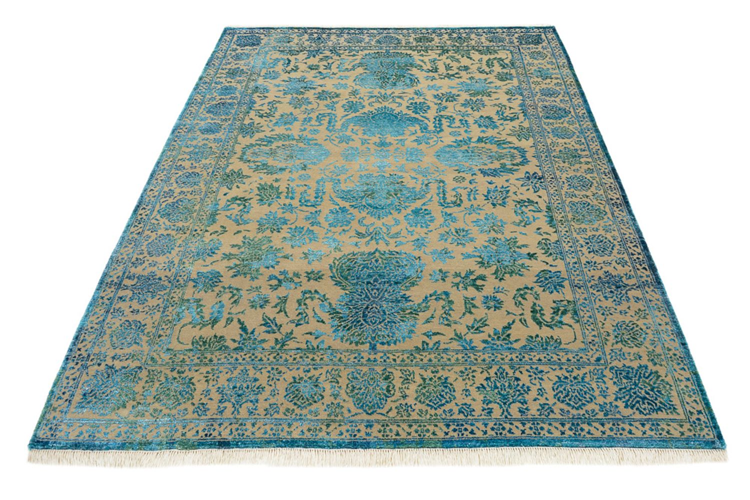 Tappeto di design - 175 x 123 cm - blu chiaro