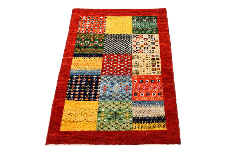 Tappeto Gabbeh - Loribaft Indus - 89 x 64 cm - multicolore