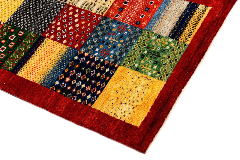 Tappeto Gabbeh - Loribaft Indus - 89 x 64 cm - multicolore