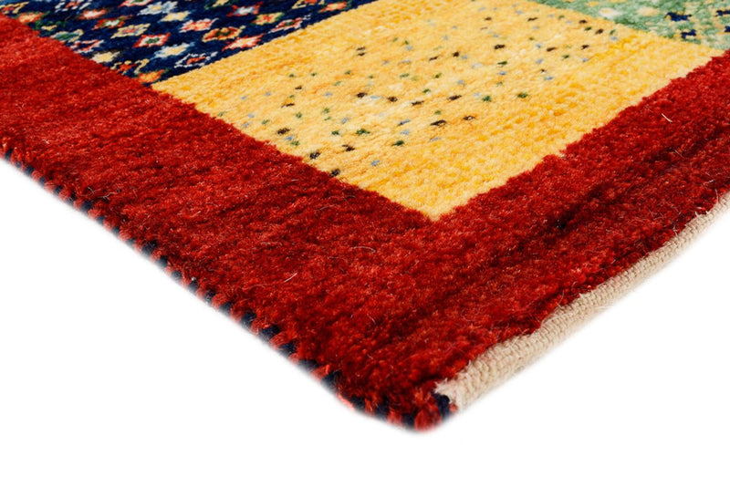 Tappeto Gabbeh - Loribaft Indus - 89 x 64 cm - multicolore