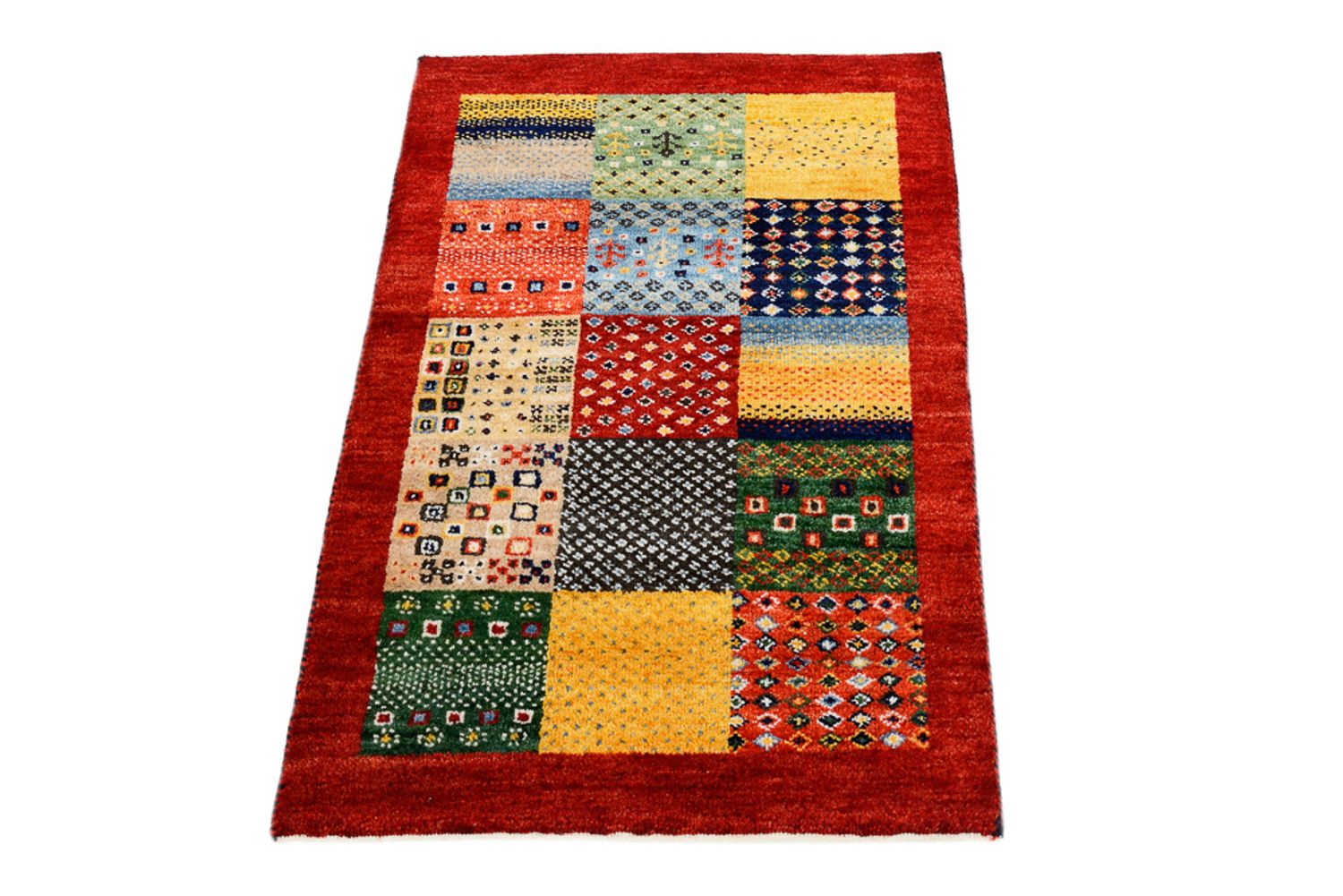 Tappeto Gabbeh - Loribaft Indus - 89 x 64 cm - multicolore