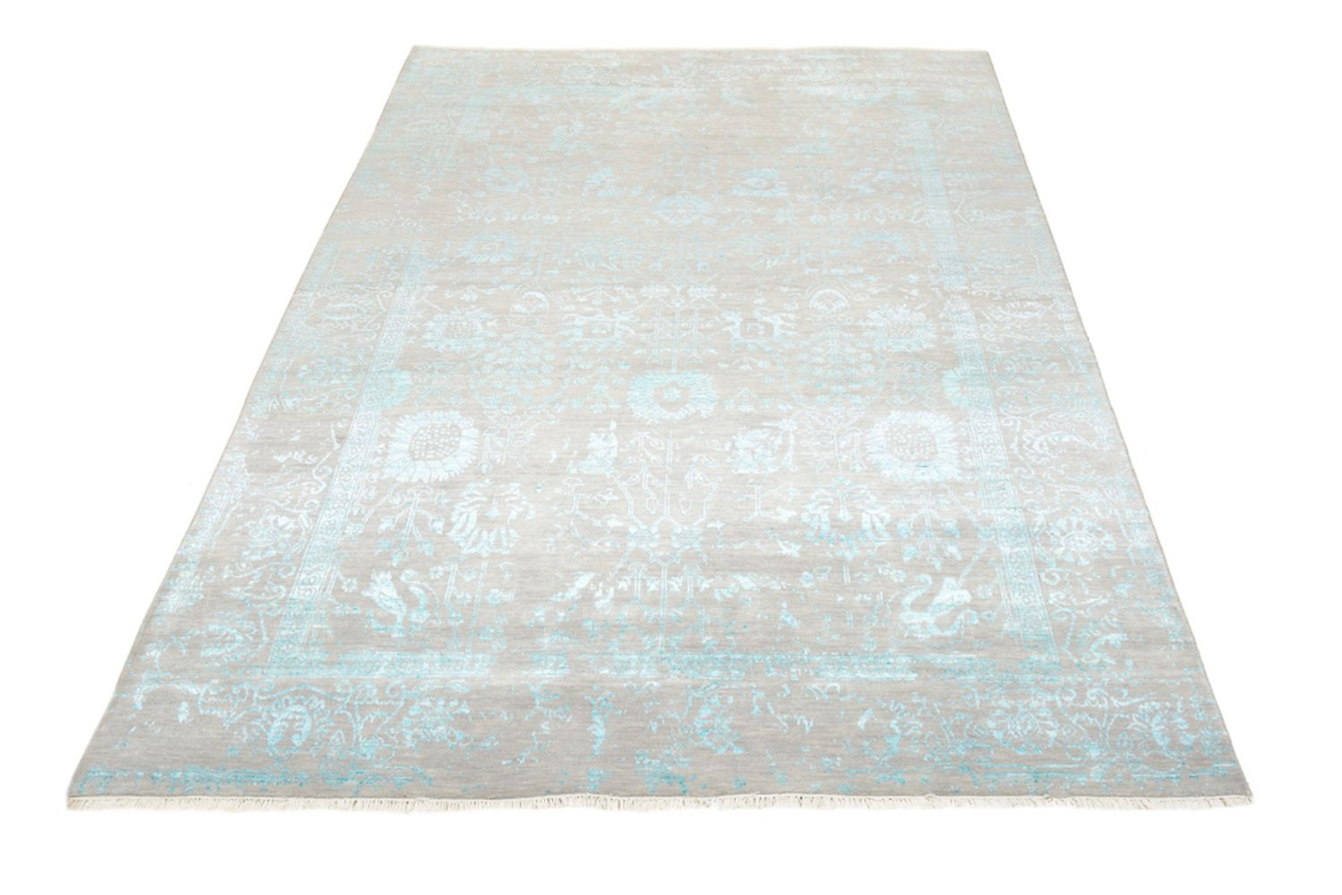 Tappeto di design - 249 x 167 cm - grigio chiaro